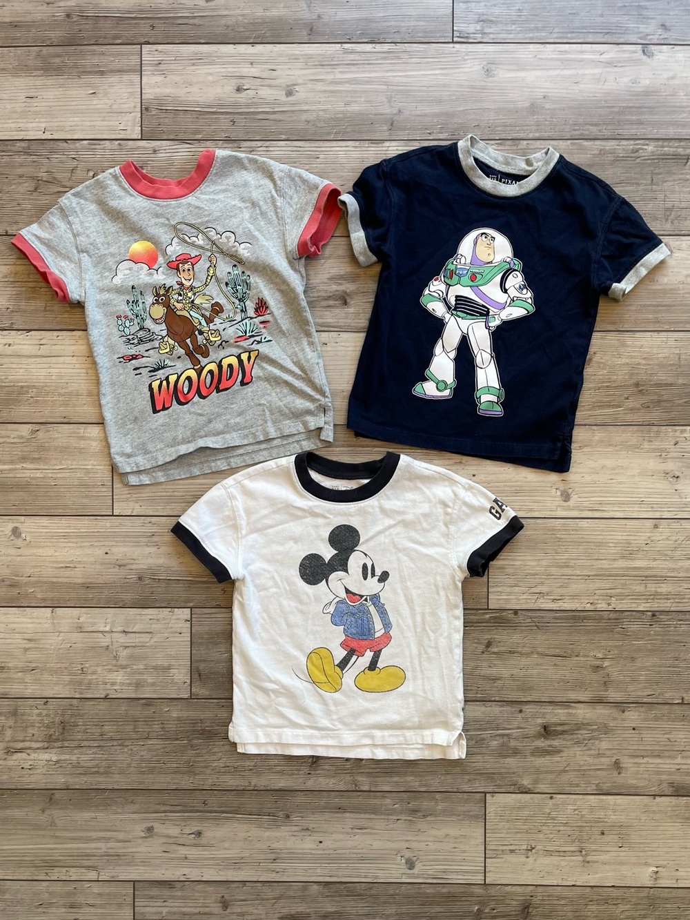 Gap | Disney Toy Story Mickey T-Shirts | Size: 5T | Bundle: Set of 3
